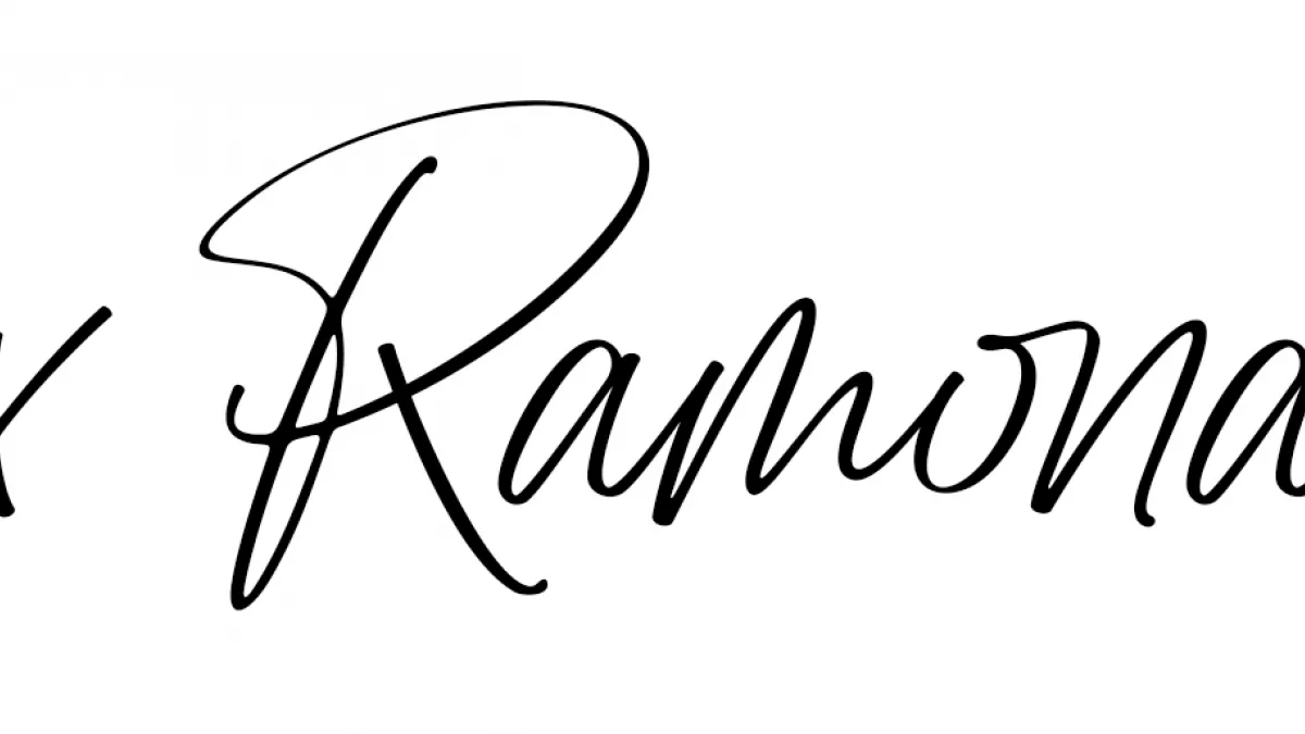 Ramona handtekening